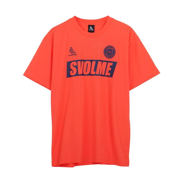 特価【SVOLME スボルメ】ロゴプラT 1223-99100 プラシャツ プラクティスシャツ 半袖 サッカー フットサルウェア レアルスポーツ