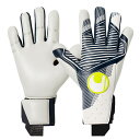 【Uhlsport ウールシュポルト】パワーライン ホライズン アブソルートグリップ ハーフネガティブ 1011307 012 サッカー用 GKグローブ ..