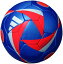 【adidas アディダス】サッカーボール 5号球 EURO2024 フースバルリーベ リーグ 青x赤 AF594BR JFA検定球 レアルスポーツ