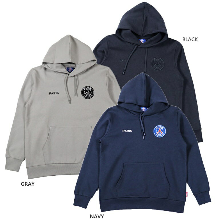 特価【Paris Saint-Germain パリサンジェルマン】23FW APPLIQUE/EMBROIDERY HOOD PS0623FW0001 ファナティクス フーディ パリサン プルパーカー レアルスポーツ