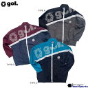 【gol. ゴル】24SS ナイロントラックジャケット<ディアゴナル> G455-341 フルジップ アウター レアルスポーツ