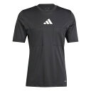 adidas アディダス レフェリー 24 ジャージー 半袖 IFC13/IN8141 サッカー レフリー ウェア シャツ 審判 審判服 黒メンズ
