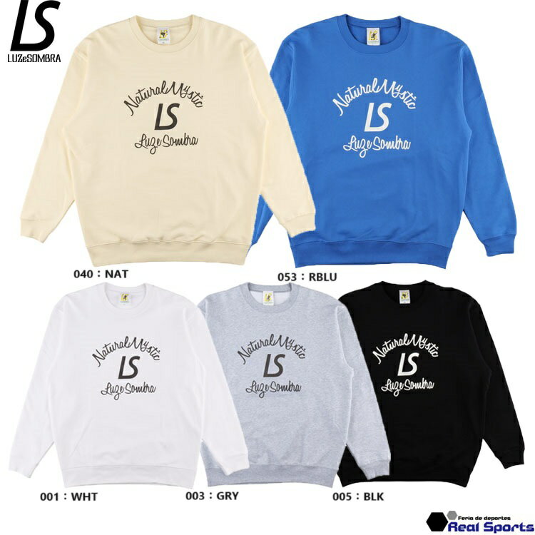 LUZeSOMBRA ルースイソンブラ NATURAL MYSTIC CREW SWEAT L1241154 クルースウェット トレーナー プルオーバー メンズ...
