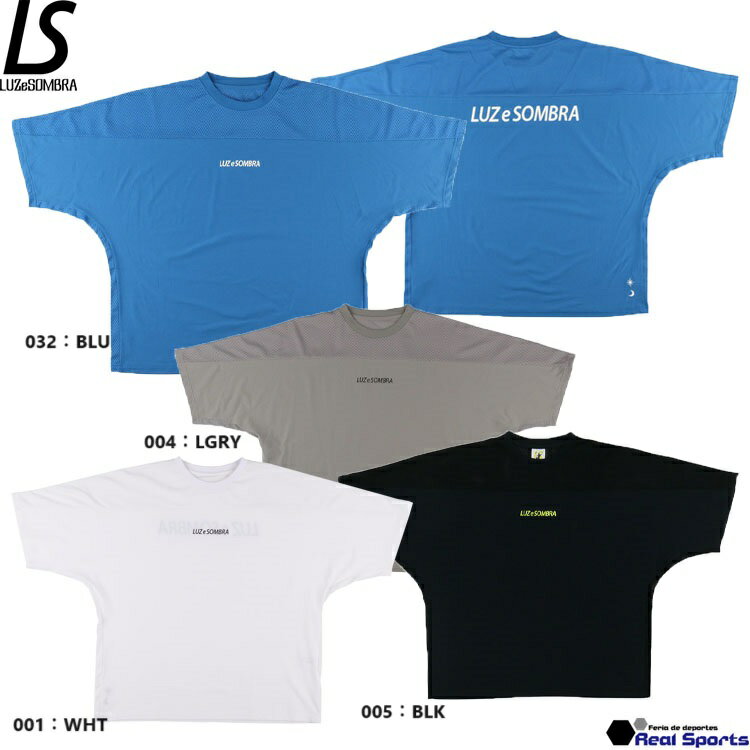 【LUZeSOMBRA ルースイソンブラ】24SS NAVIGATORS MESH TOP L1221001 半袖トレーニングトップ サッカー フットサル ウェア レアルスポーツ