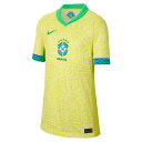 特価【NIKE ナイキ】ジュニア 2024 ブラジル代表 HOME レプリカユニフォーム FJ4409-706 CBF スタジアム ジャージー 子供用 レアルス...