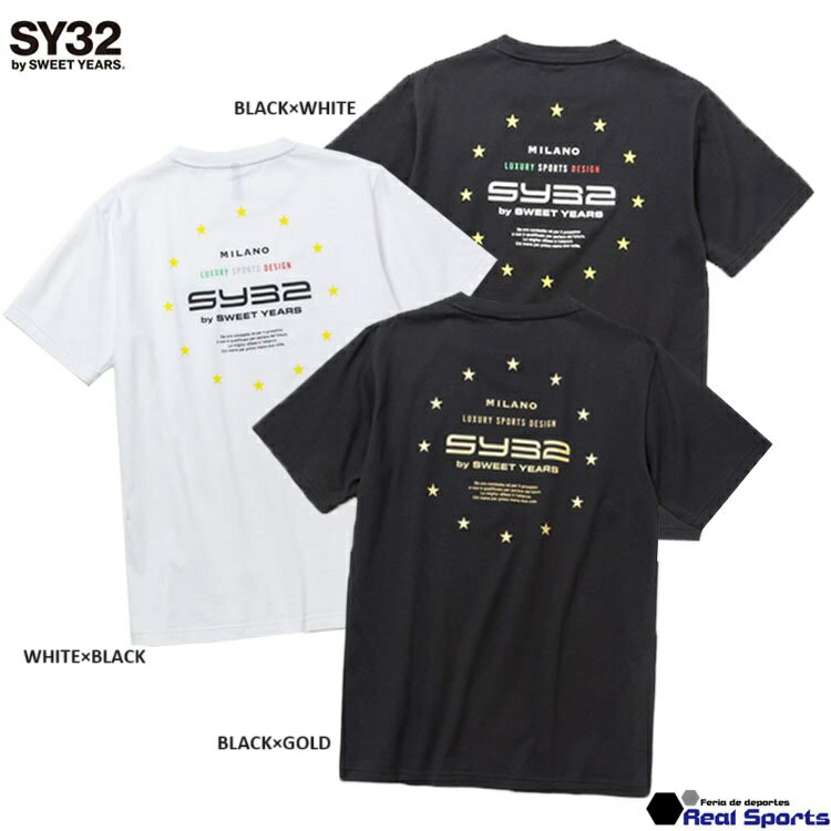 【SY32 by SWEET YEARS】24SS BACK CIRCLE LOGO BIG TEE 14152 Tシャツ ビックシルエット 半袖 レアルスポーツ