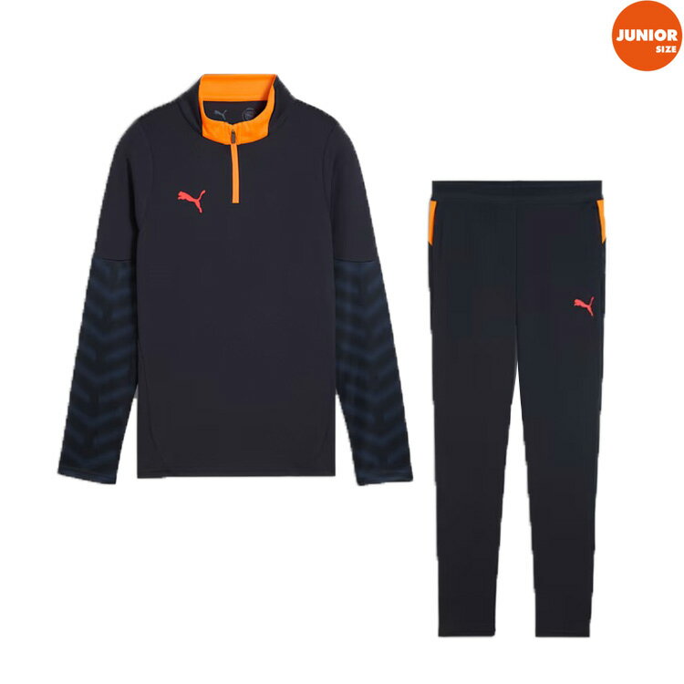 PUMA ס JR INDIVICUP 1/4åץȥåס TRѥ 25AW 660495-08 660491-08 岼å ȥ졼˥󥰥 ...