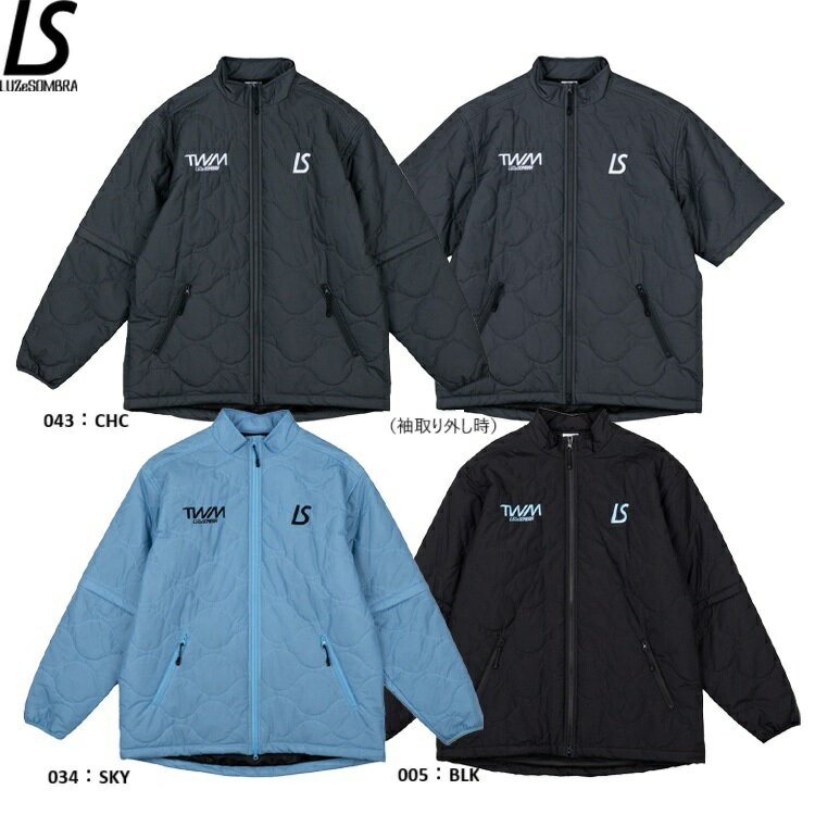 LUZeSOMBRA ルースイソンブラ TWM QUILT THERMOLITE 2WAY JKT 25FW l1252257 ジャケット 2ウェイ サッカー ...