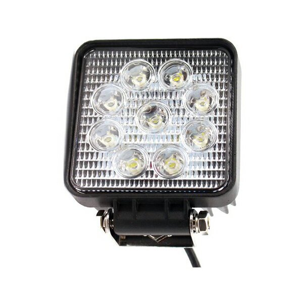 27W 9連LED ワークライト 作業灯 12V 防水 狭角 【送料無料】/###作業灯27W-S-60###