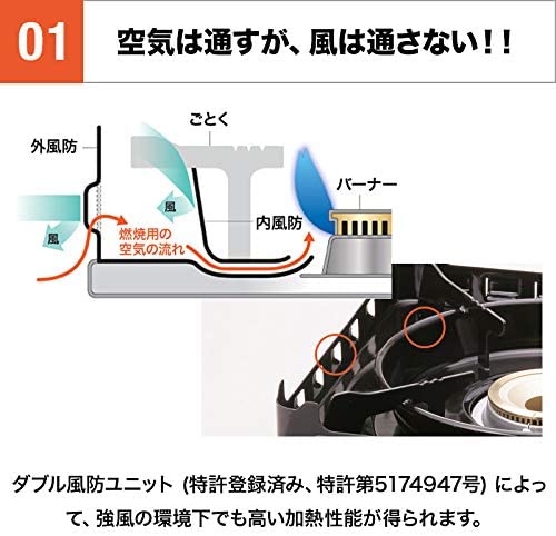 イワタニ CB-KZ-2 カセットフー 風まるII CB-KZ-2 カセットコンロ コンロ バーベキュー ###CBKZ2###