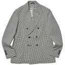 CIRCOLO 1901 チルコロ1901ヴァージンウール ストレッチ ジャージー ハウンドトゥース シングル2Bジャケット