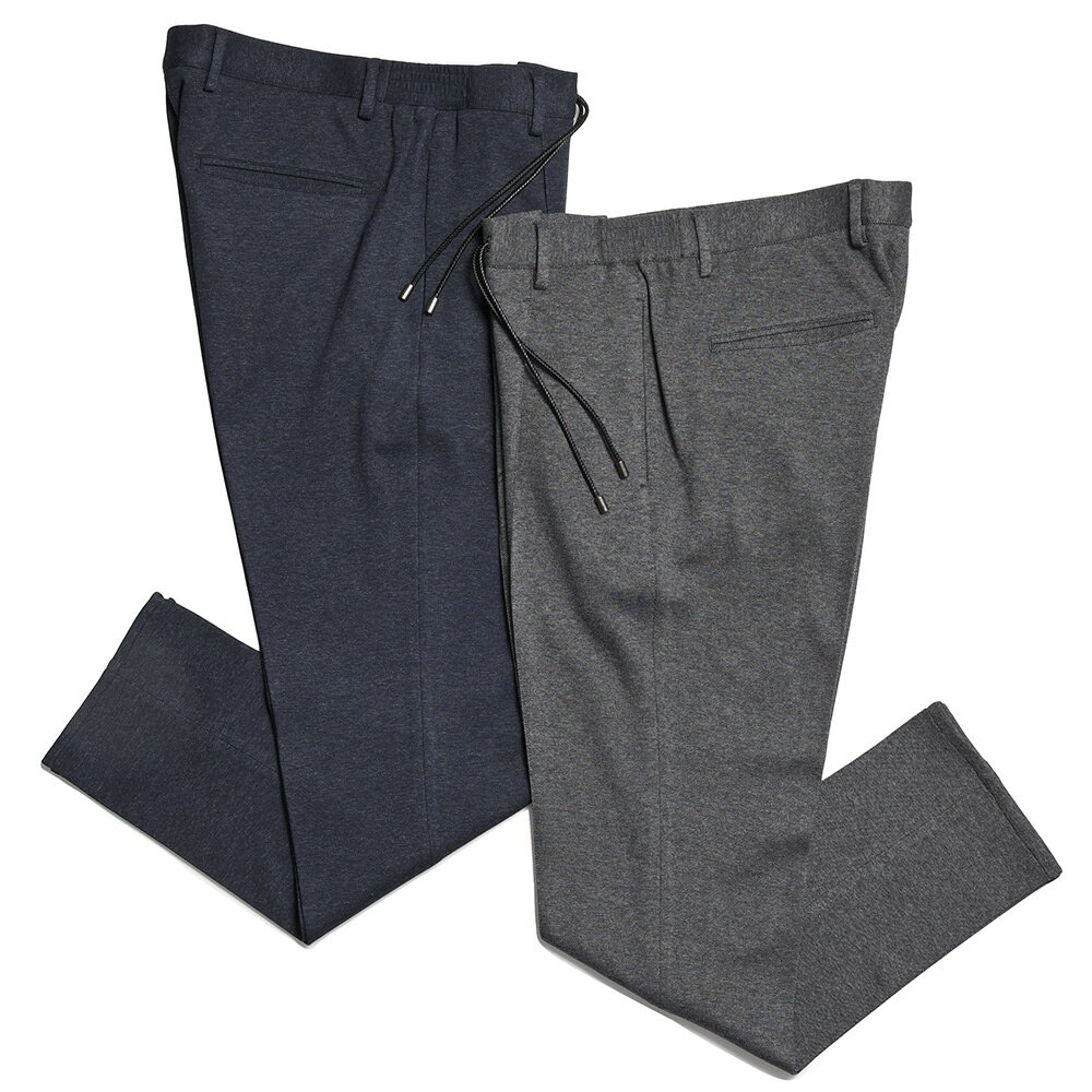 giab's ARCHIVIO ジャブスアルキヴィオring別注MASACCIO マサッチョ ピケジャージー ストレッチ セットアップ対応 1プリーツ パンツ ...