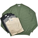 JOHN SMEDLEY ジョンスメドレーS4578 シーアイランドコットン 24ゲージ Vネック ニットカーディガン