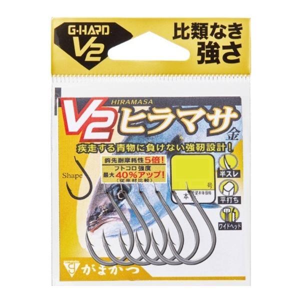 樂天商城 - GAMAKATSU がまかつ ガマカツ バラ G-HARD V2 V2ヒラマサ(ケイムラシルバー) 14号