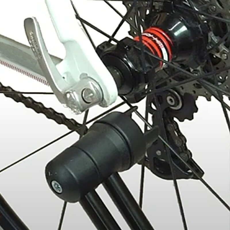 FIND SHOP 楽天市場店のMINOURA ミノウラ DS-30BLT 29er ディスプレイスタンド 29インチ用後輪ハブ軸固定式スタンド マスタード｜アングル3