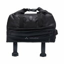 VAUDE ファウデ Trailguide II 防水ロールクロージャー トップチューブバッグ 3L ブラックユニ
