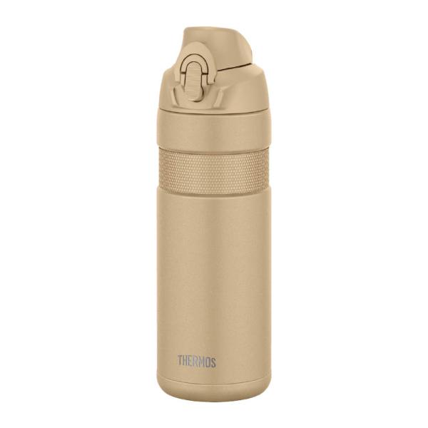 THERMOS サーモス FJP-601 保冷専用 真空断熱スポーツボトル ステンレス製 魔法びん構造 サンドベージュ