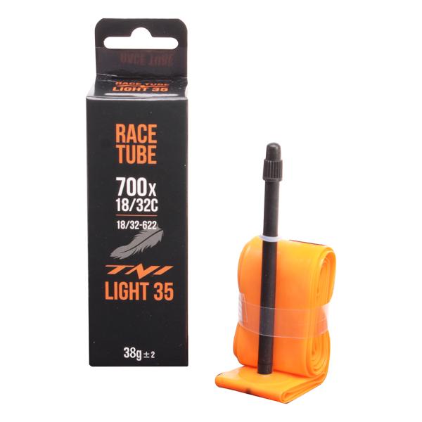 TNI ティーエヌアイ LIGHT 35 軽量TPUチューブ バルブ長:85mm ロングライド ロードレース