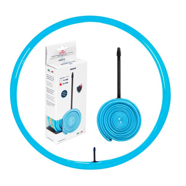 Barbieri バルビエリ NXT/ROCRO65 NXT ROCCIA TPU チューブ FOR ROAD 700X23-33 仏式 65mm ブルー