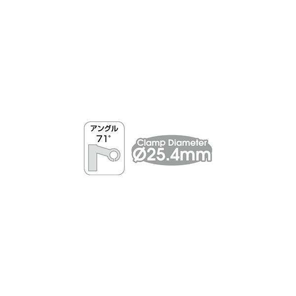 NITTO ニットー NTC ステム ブラック Φ25.4mm 突き出し長:80mm HBN11709 realcreation-10008783 FIND SHOP 楽天市場店 サンプル画像2