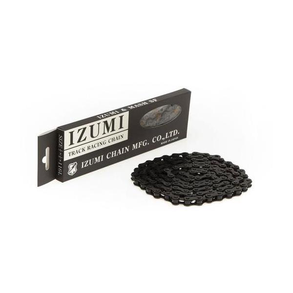 IZUMI x MASH Jet Black Chain 116L ピスト BMX 厚歯用 シングルスピード ブラック