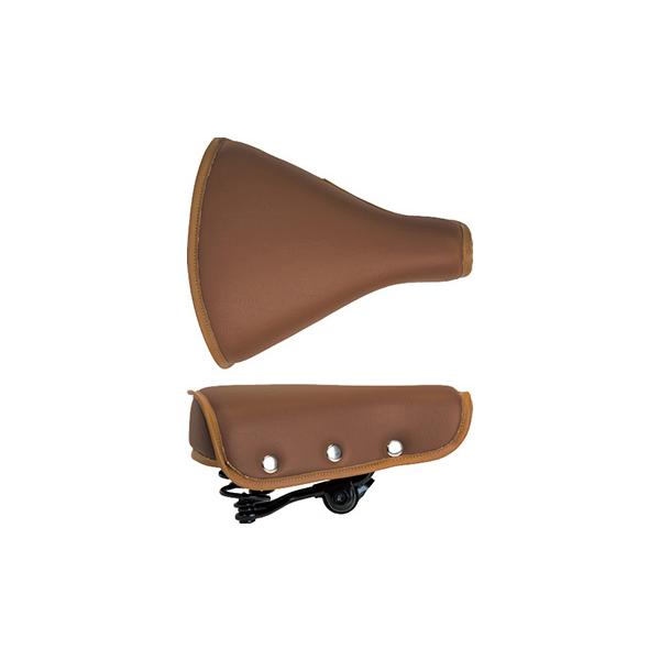 Child'S Bike - GIZA PRODUCTS ギザプロダクツ 6050N コイルスプリング付シティ車向け サドル ブラウン SDL33400