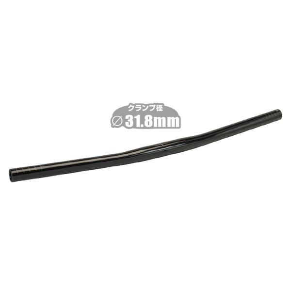 乐天商城 - GIZA ギザ ハンドルバー フラットバー HBFB12 600mm Φ31.8 ブラック HBR20801