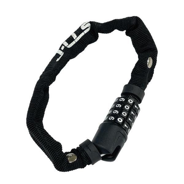 J＆C ジェイ＆シー 自転車 電動バッテリーロック用チェーン錠 JC-082C ブラック 防犯 ロック 盗難防止