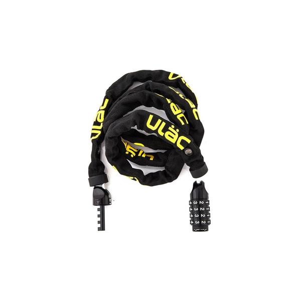 ULAC ユーラック 自転車 鍵 52ND STREET スチール チェーンロック ブラック