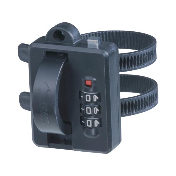 川住製作所 LB-101BK ロックバンド ダイヤル式 ヘルメットロック 結束バンドタイプ ブラック