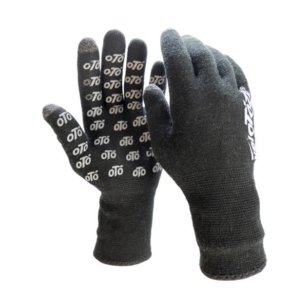 VELOTOZE ヴェロトーゼ ニットウォータープルーフグローブ シームレス 保温 防水 ブラック S(17.1～19cm)