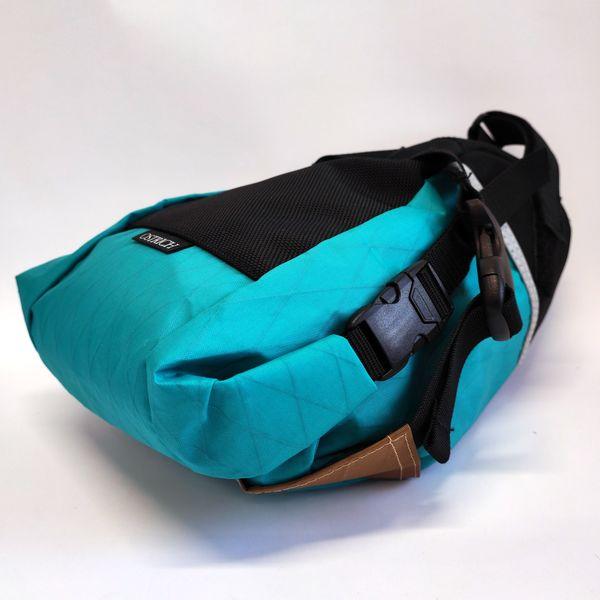 OSTRICH オーストリッチ スマートイージーパック mini-X 限定カラー ピーコック/ブラウン サドルバッグ