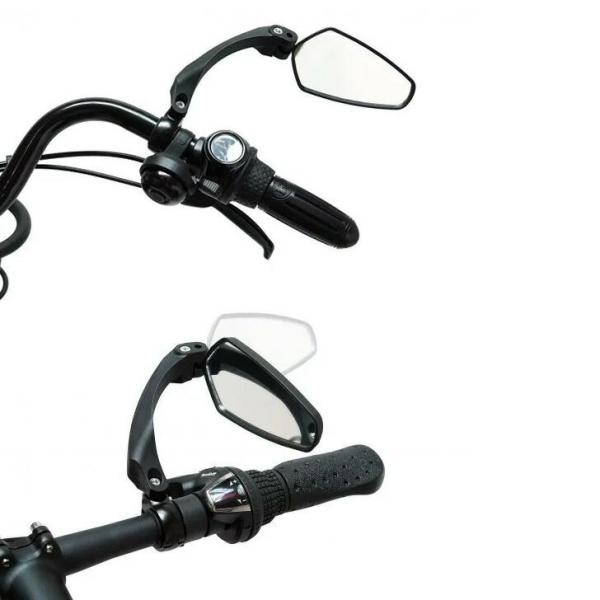 サギサカ スポーティーミラー 右側 自転車 ブラック