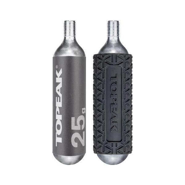 TOPEAK トピーク 25g ネジ付 CO2 カートリッジ 2本セット YPP20100