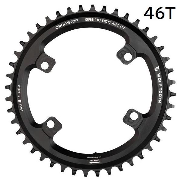 WOLF TOOTH ウルフトゥース 110 BCD 4 Bolt Chainring チェーンリング for Shimano GRX 46T