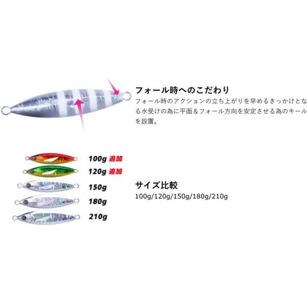 FIND SHOP 楽天市場店のCrazyOcean クレイジーオーシャン オーパデザイン エスグライド 150g ゼブラブルピン｜アングル3