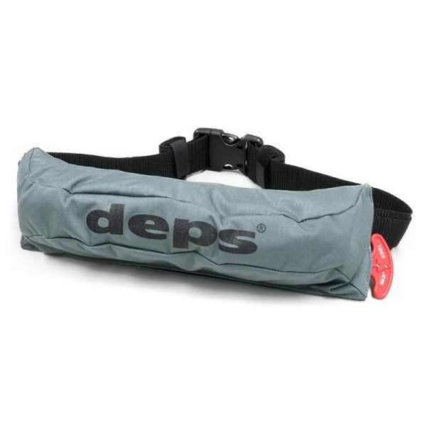 乐天商城 - DEPS deps デプス フローティングベスト デプス DPS-9320RS 自動膨張ライフベルト Aタイプ 遊漁船(釣り船)対応 グレー【バス】