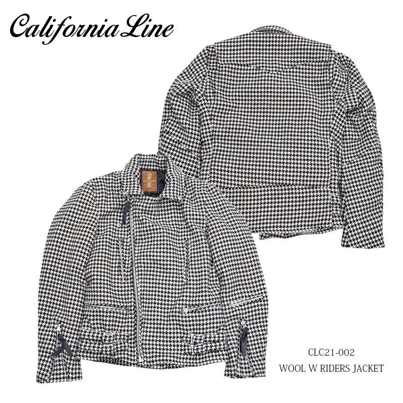 【CALIFORNIA LINE/カリフォルニアライン】ジャケット/WOOL W RIDERS:CLJ21-002★REAL DEALSKULL FLIGHT/スカルフライト/CALIFORNIA LINE/カリフォルニアライン/ハーレー/バイカー/ジャケット/レザージャケット/2021