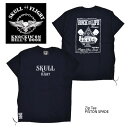 SKULL FLIGHT/XJtCgzTVc /SIDE ZIP TEE 