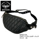 【SKULL FLIGHT/スカルフライト】ホースレザーキルティングショルダーBAG　SFB23-01★REAL DEALSKULL FLIGHT/スカルフライト/CALIFORNIA LINE/カリフォルニアライン/ハーレー/バイカー/アメカジ/バック/レザーバック/トラベルバック/リュック