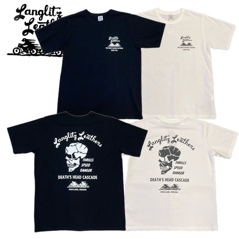 【Langlitz Leathers/ラングリッツレザーズ】Tシャツ/ S/S Tee LLC-003(DHC-1)★REALDEALLANGLITZ LEATHERS/ラングリッツレザー/ハーレー/バイカー/アメカジ/レザージャケット/アメリカ/オレゴン/Tシャツ/TEE/T-SHIRTS