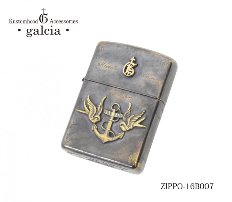 楽天REALDEAL【galcia/ガルシア】ジッポ/ZIPPO-16B007★REAL DEALgalcia/ガルシア/シルバー/ブラス/アクセサリ/カスタム/ホットロッド/メキシカン/ハーレー/バイカー/ジッポ/ライター/ZIPPO