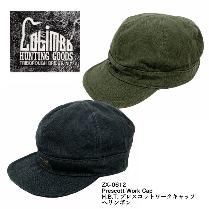 【COLIMBO/コリンボ】キャップ /プレスコットワークキャップ ヘリンボン/ ZX-0612 ★REALDEAL仙台(リアルディール仙台)COLIMBO, コリンボ, アメカジ, ハンティング, ベスト, パーカー, 通販,仙台,取扱店