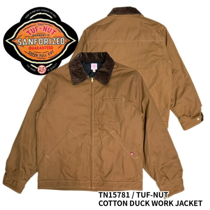 【東洋エンタープライズ】 ジャケット/TN15781/TUF-NUT COTTON DUCK WORK JACKET