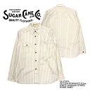 ySUGAR CANE/VK[P[zVc /FICTION ROMANCE8.5oz. WHITE WABASH WORK SHIRTREAL DEAL/SUGAR CANE/VK[P[/Vc/AJW/Vc/YVc/Be[W