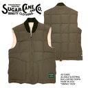 ySUGAR CANE/VK[P[zxXg/ALASKA SLEEPING BAG GOOSE DOWN, MADE IN USA gVIKINGh VEST/ AS15005REAL DEAL/YxXg/_ExXg