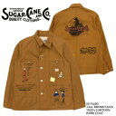 ySUGAR CANE/VK[P[z WPbg/ SC15450 / 13oz. BROWN DUCK 1920's CARTOON WORK COAT/WPbg/YWPbg/[NWPbg/LoX/Be[WX^C