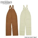 yFINE CREEK & co /t@CN[NAhR[zI[o[I[/Double Knee Overalls/hWigwamh REAL DEAL