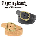 yHOT BLOOD/zbgubhzxg/RD-B2FCARVING BELT REALDEAL