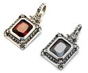 【ROYAL ORDER ロイヤルオーダー】ペンダント/SP218.GOD SQUARE PENDANT w/cz ！REAL DEAL (シルバー925)